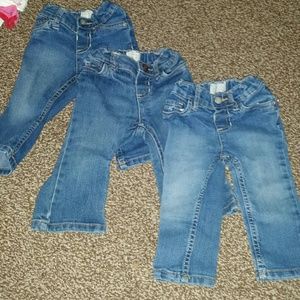 Toddler girl Jean lot